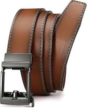  Leather Ratchet Belt Men - Mens Belts Casual Accessories for Every Occasion (35mm)