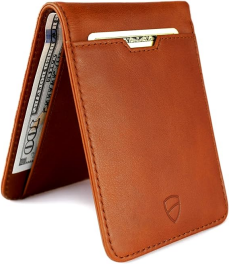 ​Vaultskin MANHATTAN Slim Minimalist Bifold Wallet and Credit Card Holder with RFID Blocking and Ideal for Front Pocket