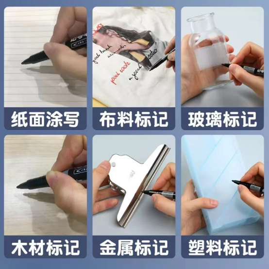 ​Basics Retractable Ballpoint Pen - Black, Medium Point, Smooth Writing, Soft Grip, 1.2mm, 12-Pack